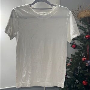 100% Nylon Off-White Short Sleeve Tee
